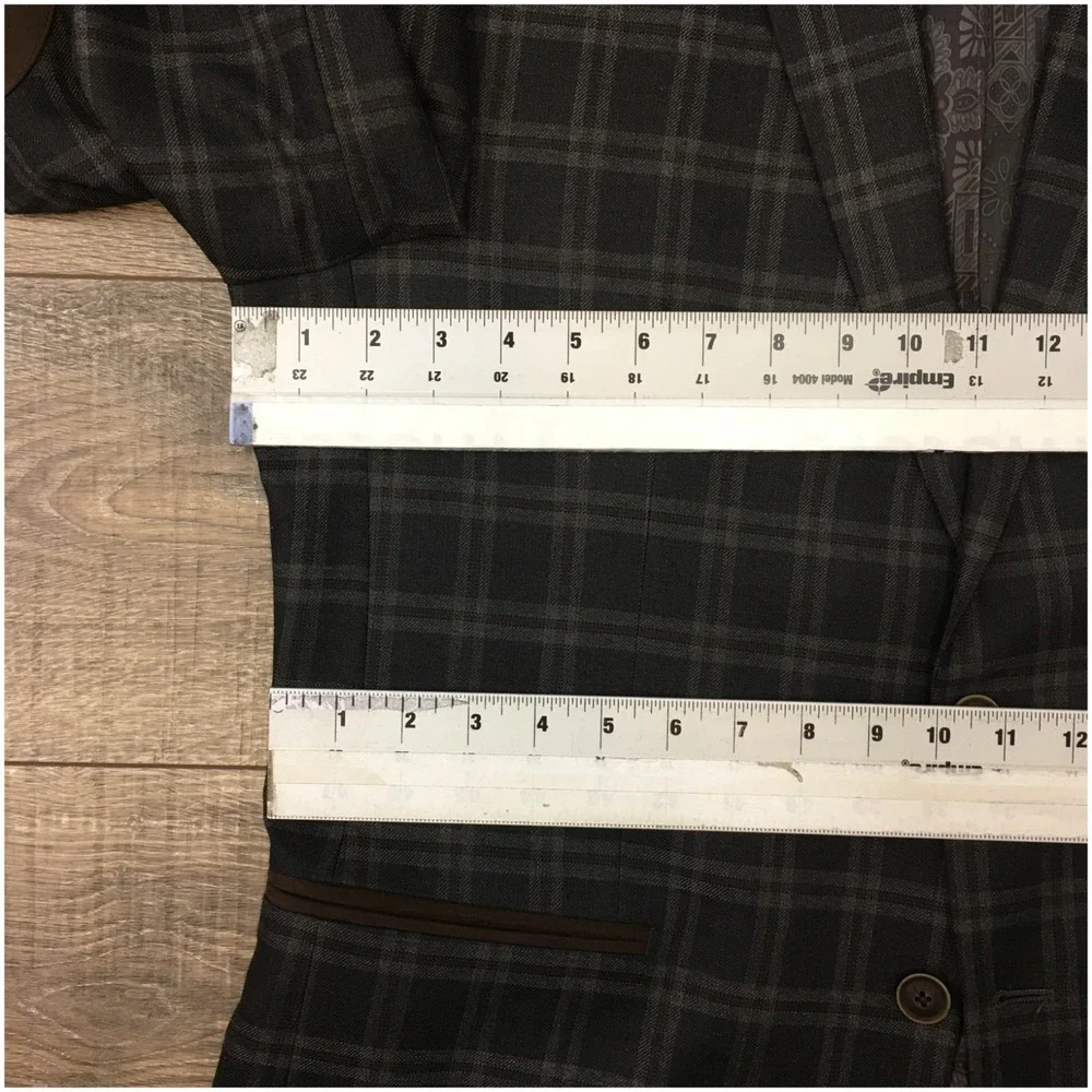 VAN HEUSEN Mens Blazer Sport Coat Casual Jacket Size 42R‎ Suit Elbow Patches